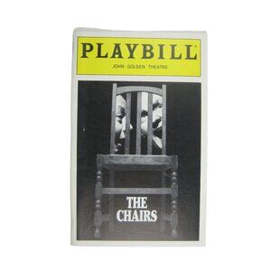The Chairs Playbill June 1998 Theatre Geraldine McEwan Richard Briers Ionesco
